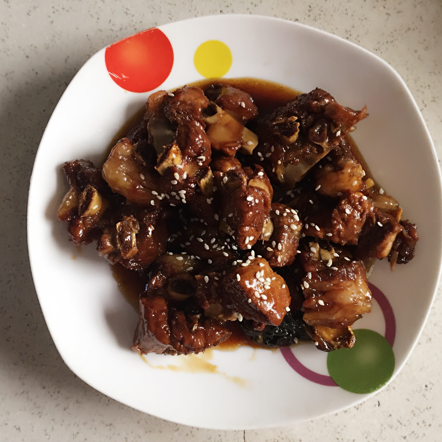 自动烹饪锅制作糖醋排骨-捷赛私房菜