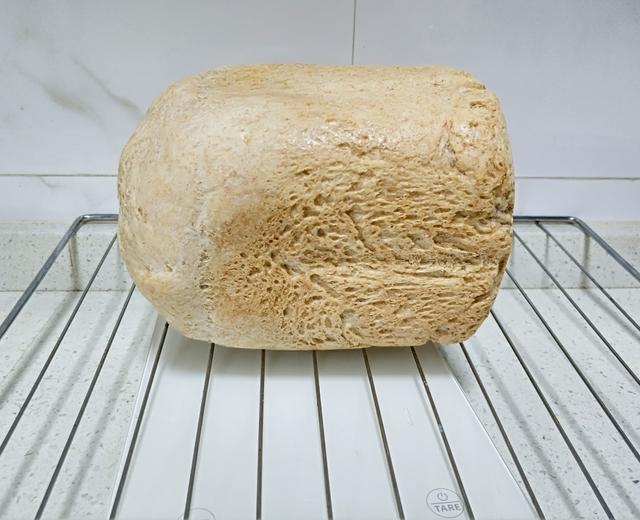 无糖无油纯全麦吐司面包机版的做法