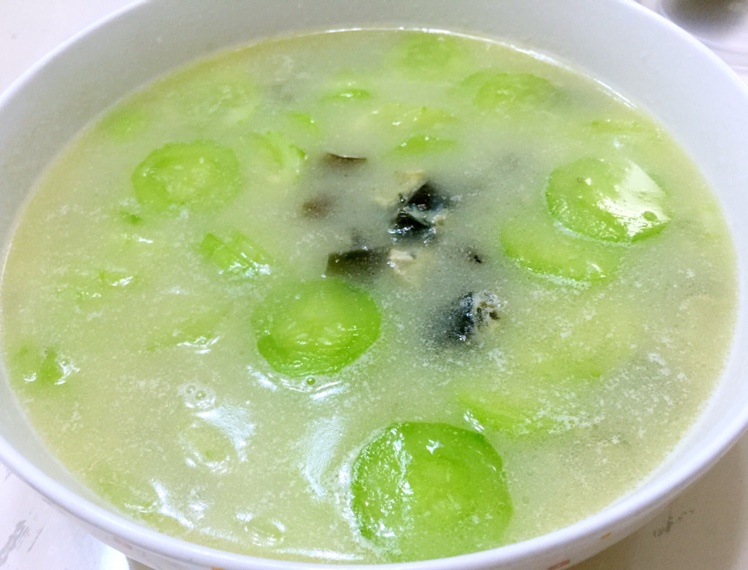 l做的皮蛋黄瓜汤