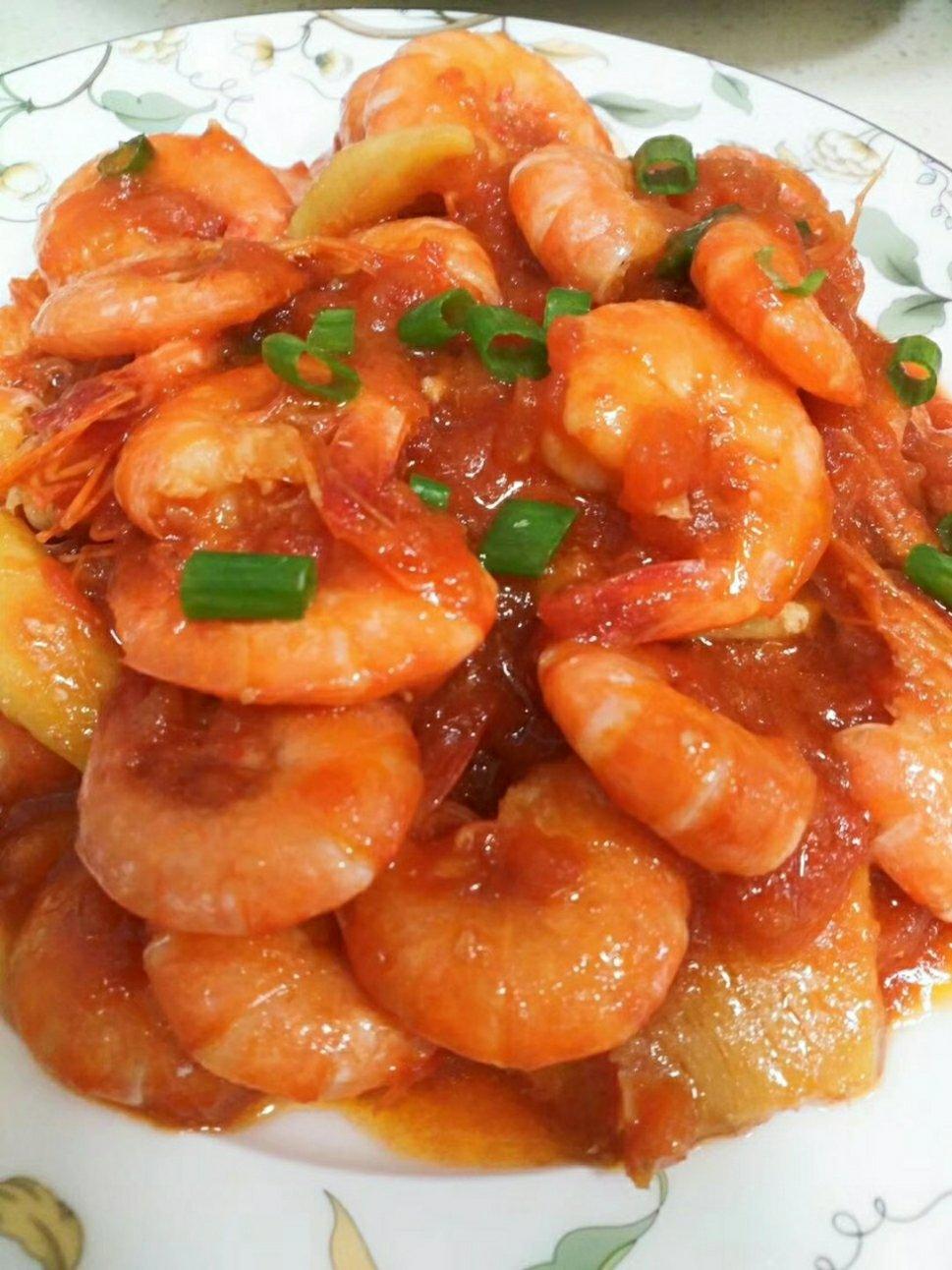 黄晓明茄汁大虾－中餐厅