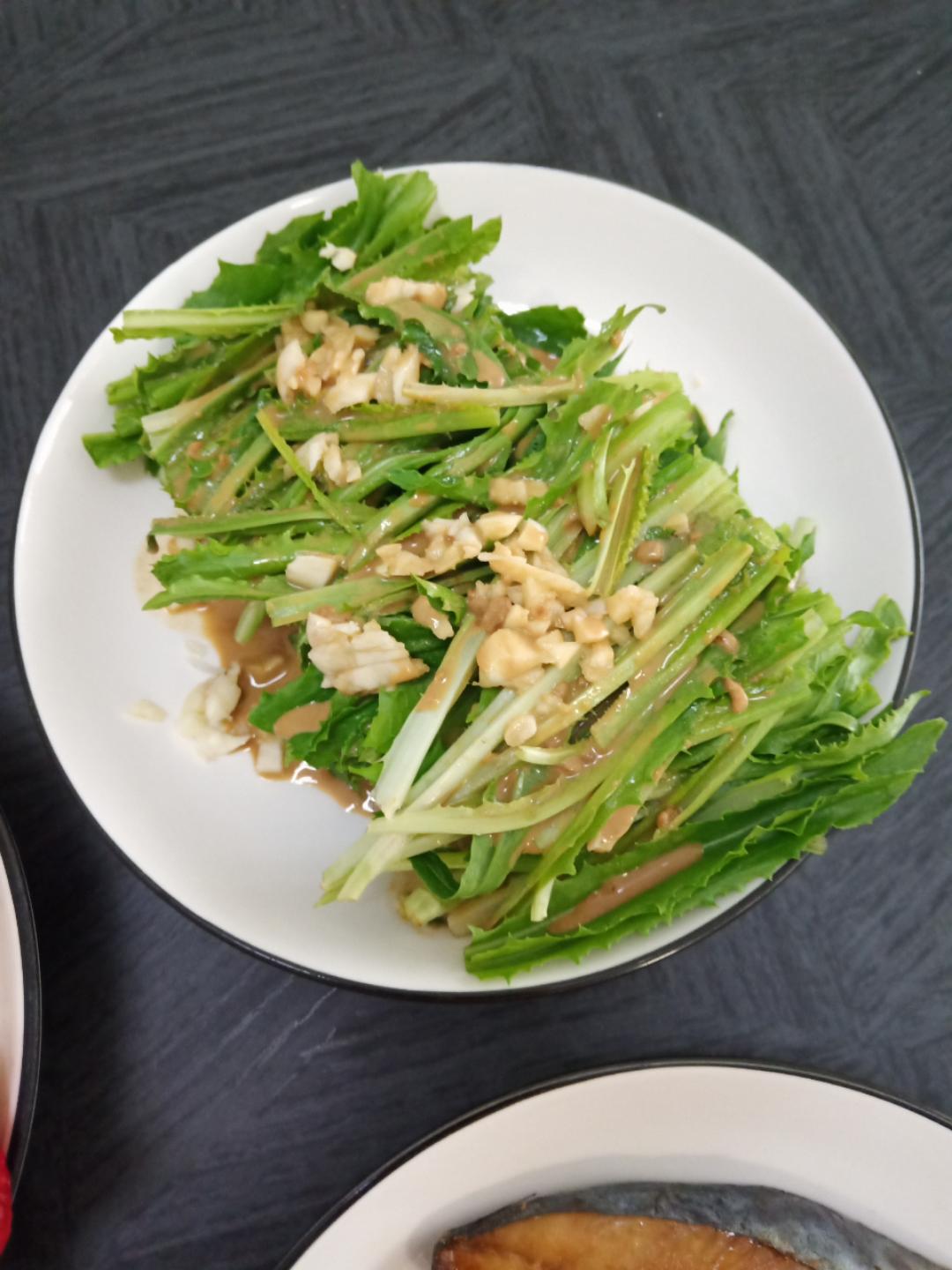 每次做都光盘的麻酱油麦菜