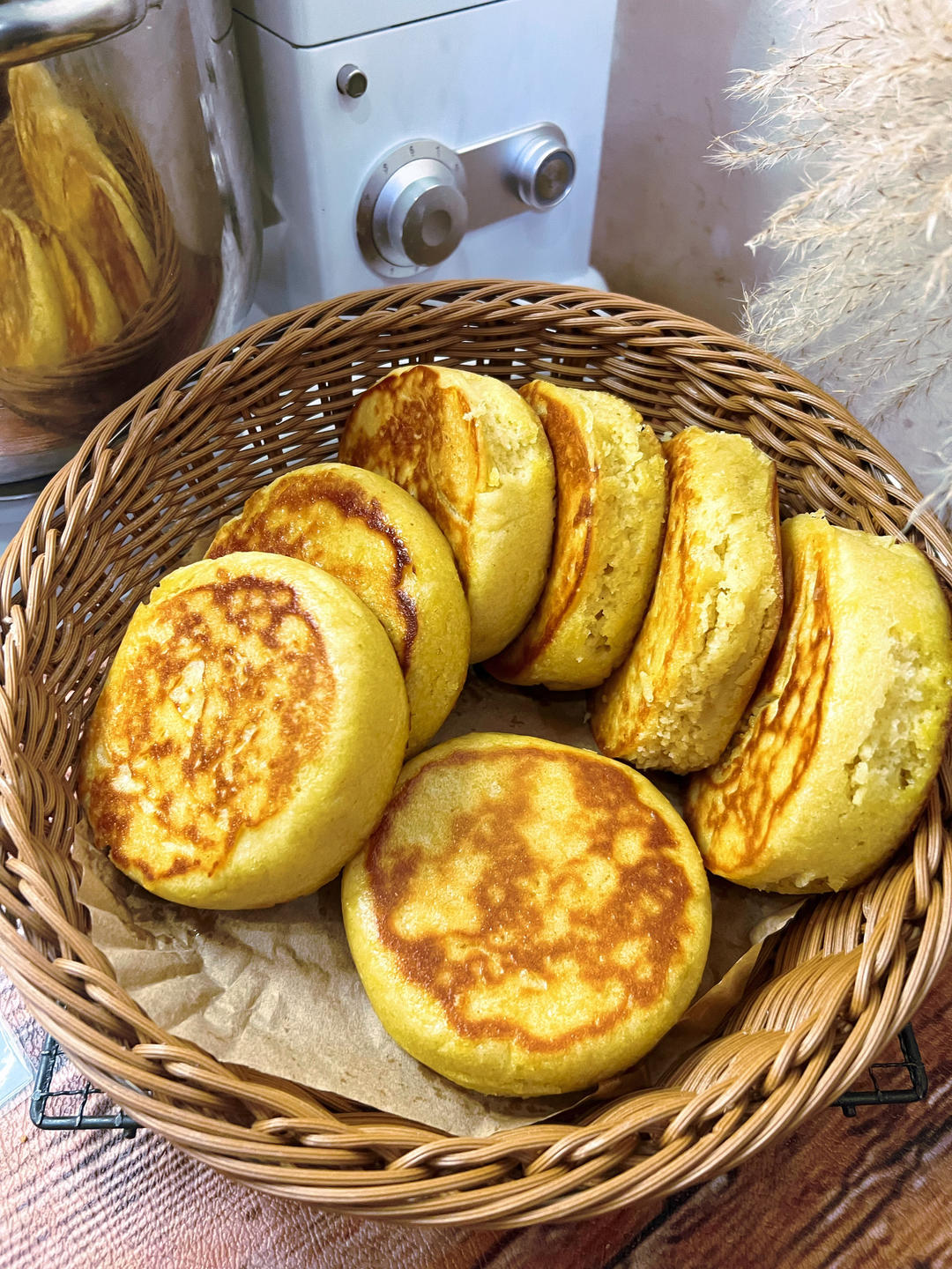 外焦内软含水量大的玉米面饼