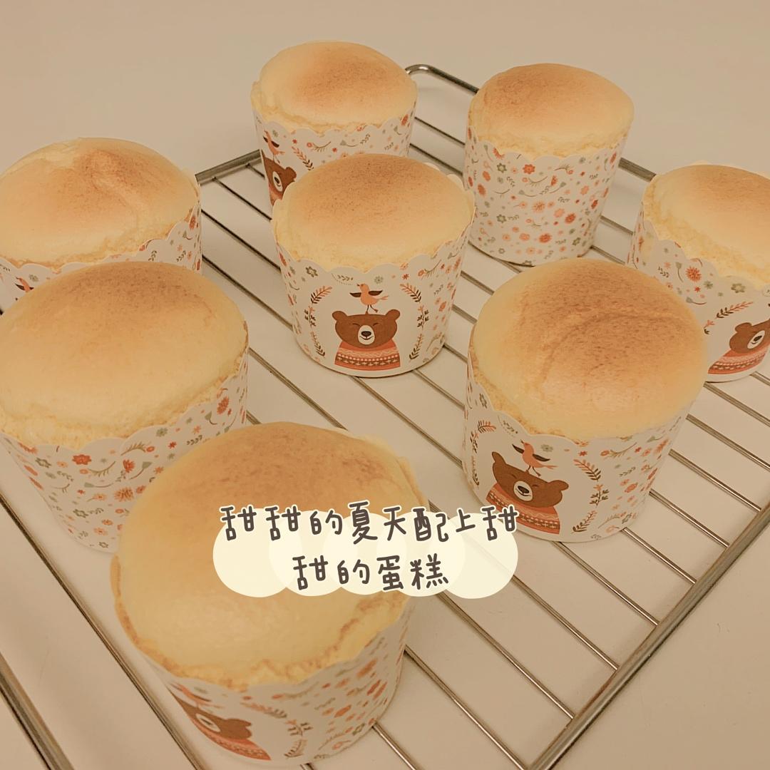 纸杯蛋糕 8寸戚风蛋糕的量