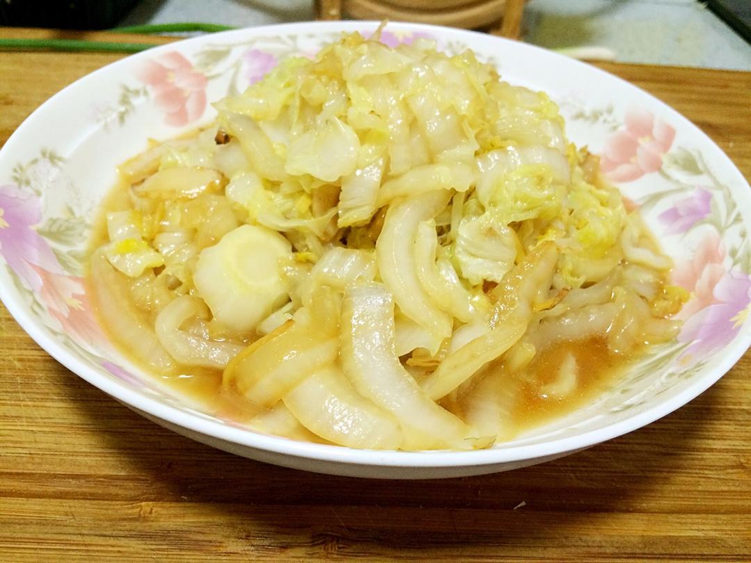 张妈妈的厨房做的食物本身的味道—清炒白菜