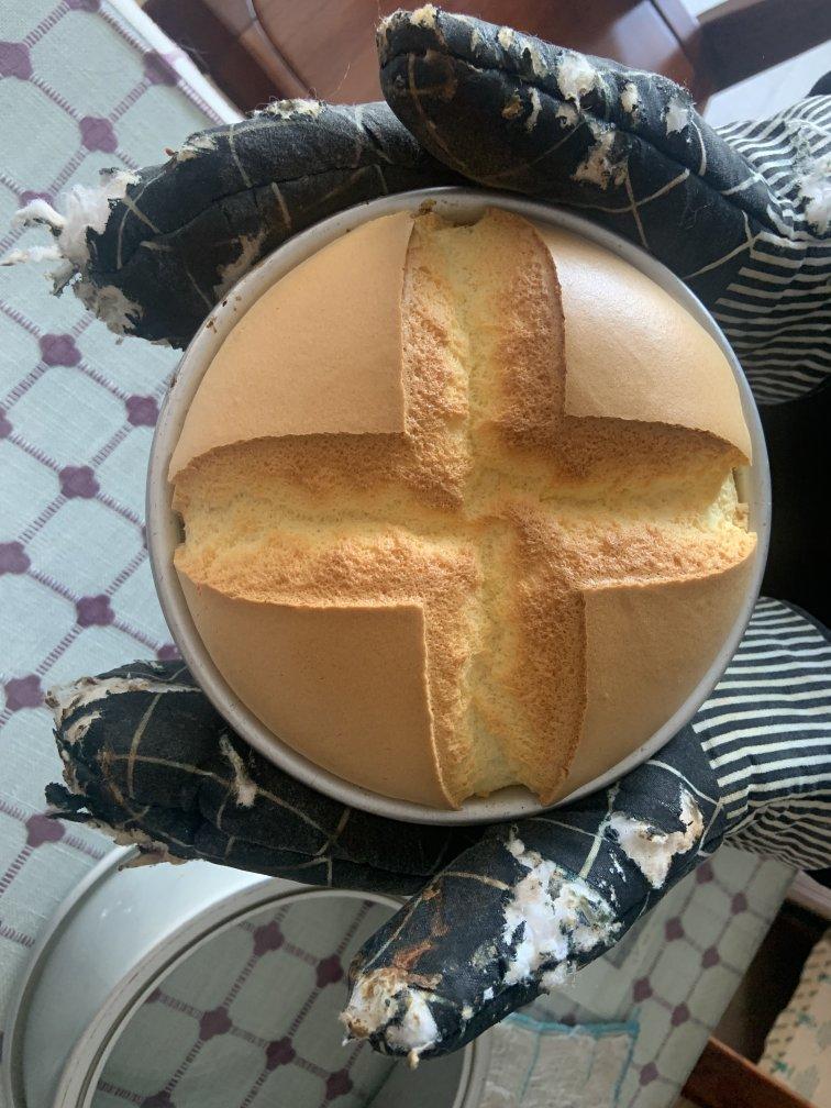 超柔软6寸戚风蛋糕(附8寸配方)零失败 超详细‼️含操作视频