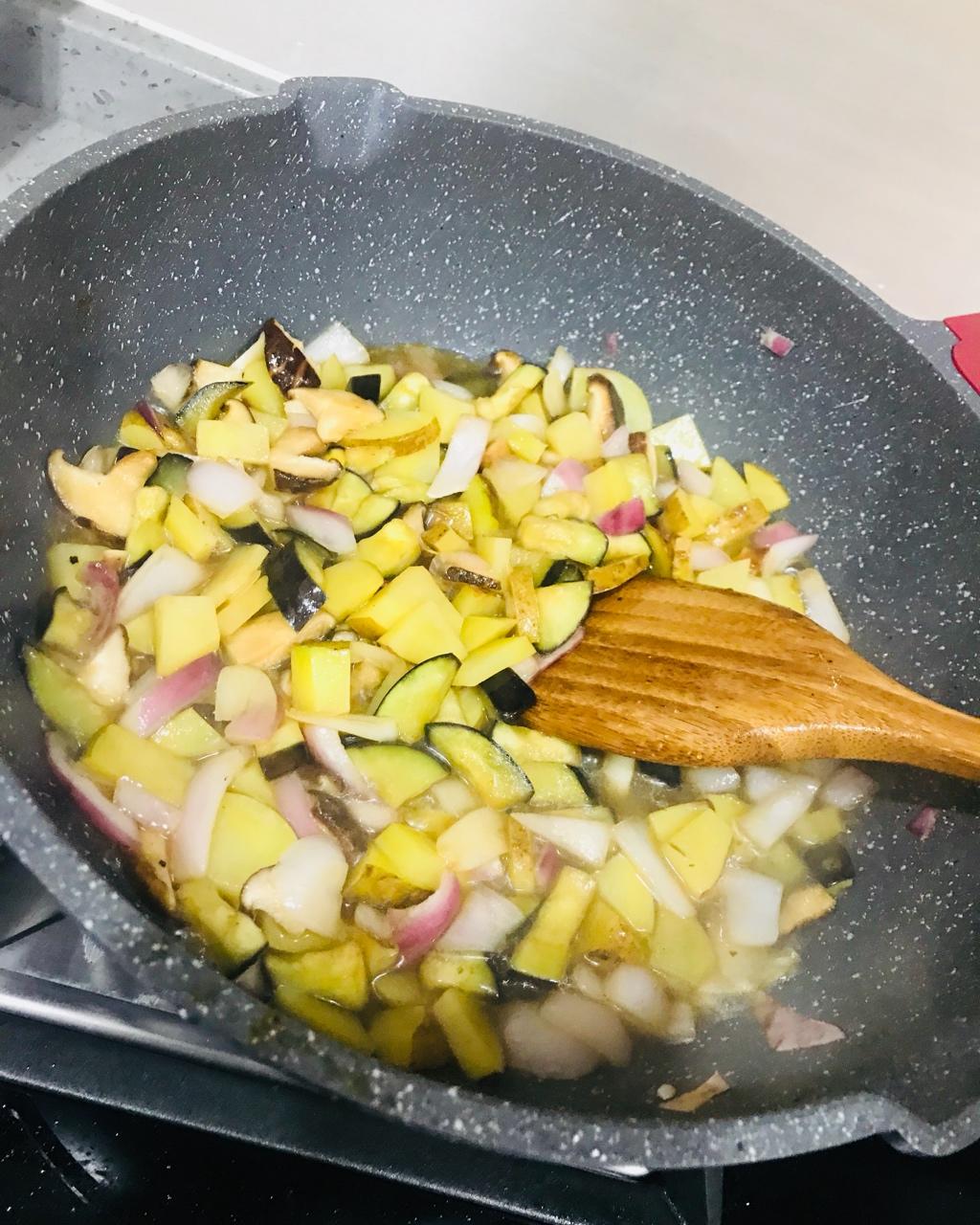 茄子炒西红柿