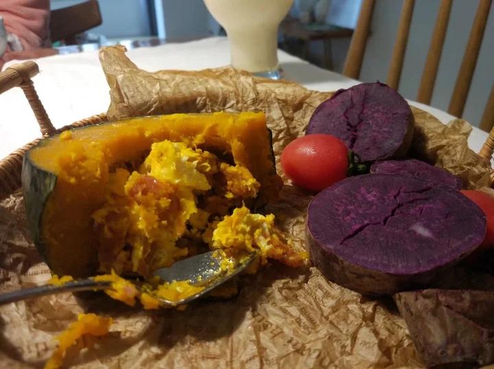 超快手贝贝南瓜减脂无糖燕麦鸡蛋羹