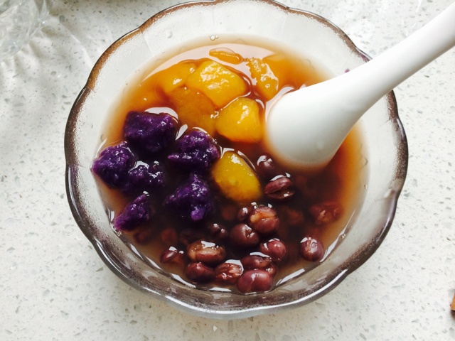 芋圆红豆汤