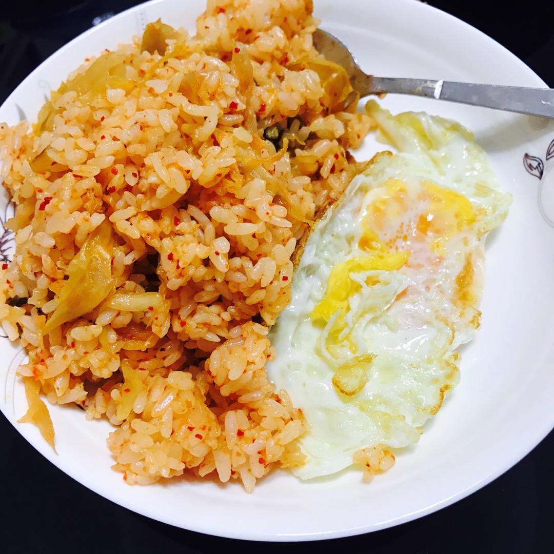 韩式辣白菜炒饭