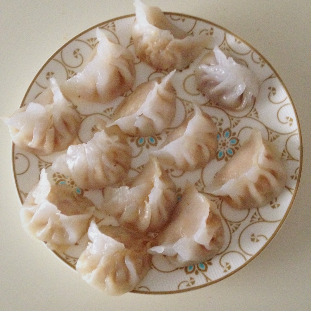 弯梳虾饺