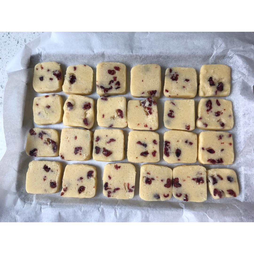 无蛋蔓越莓饼干