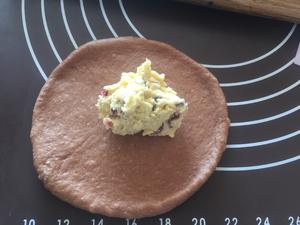 巧克力蔓越莓奶酥面包的做法 步骤10