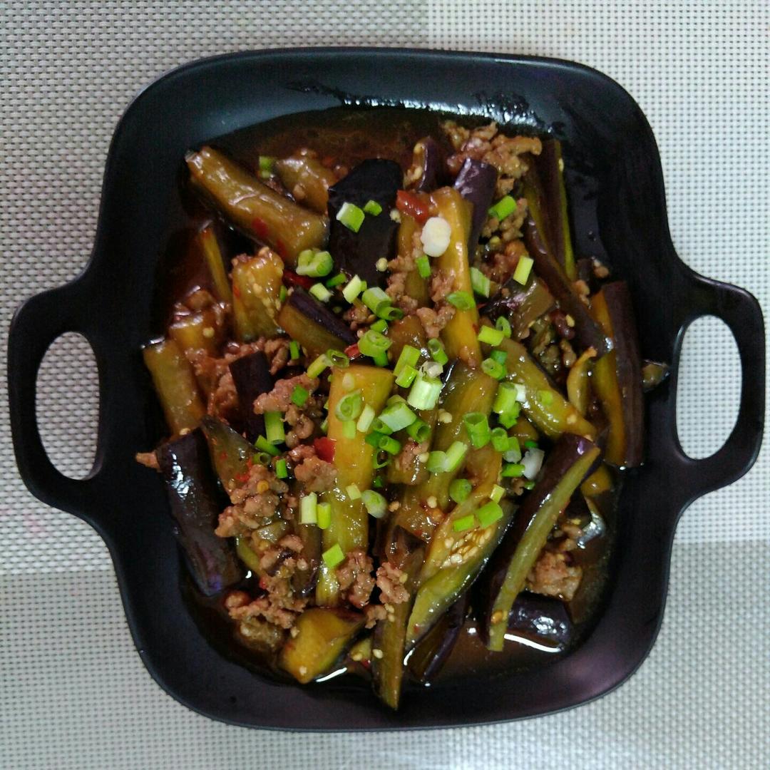 红烧肉沫茄子