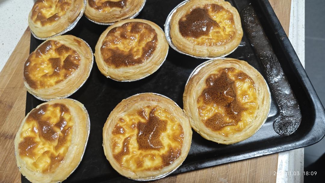 超嫩滑的葡式蛋挞(全蛋版)新手友好『秒杀KFC』