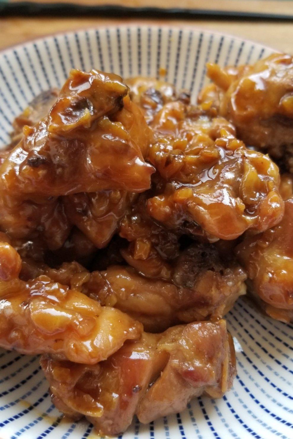 照烧蒜香版鸡腿饭的做法