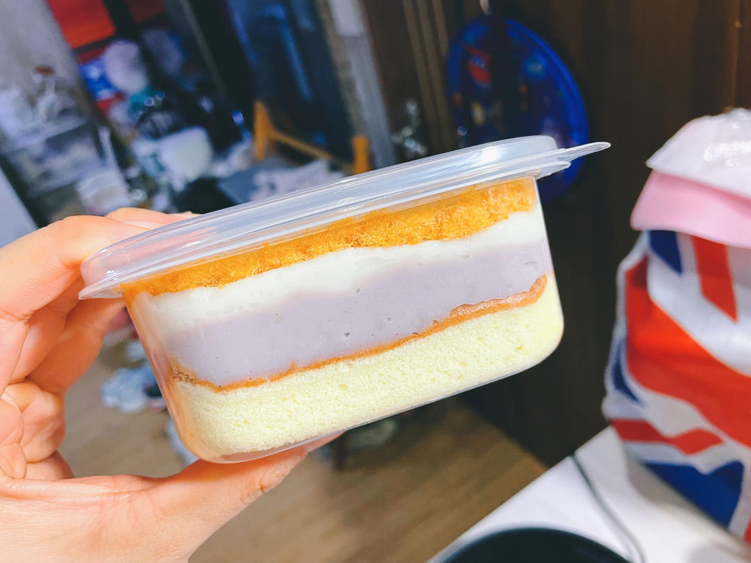 肉松麻薯芋泥盒子