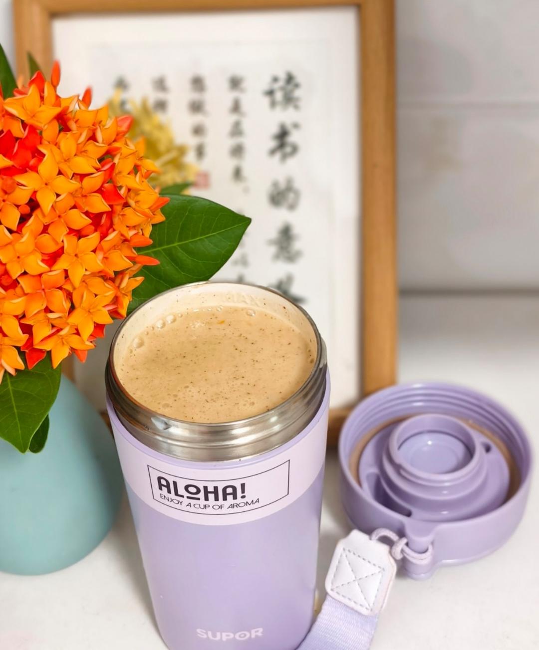 健康营养的苹果燕麦牛奶露！