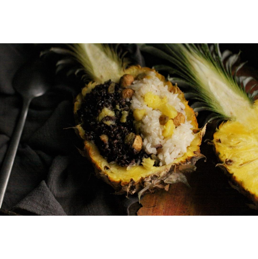 双色菠萝糯米饭