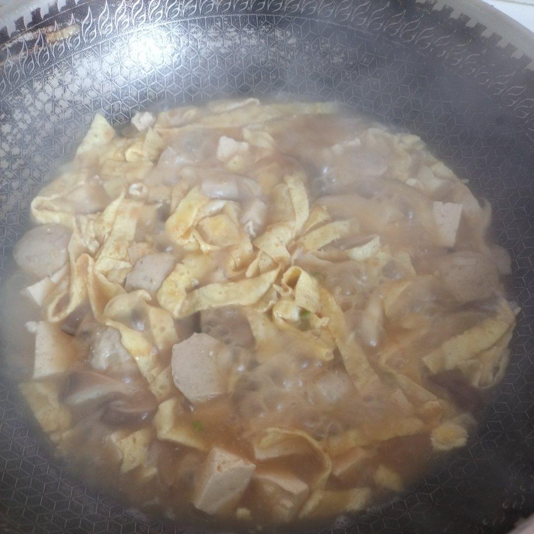 豆腐蘑菇汤（有鸡蛋哦）