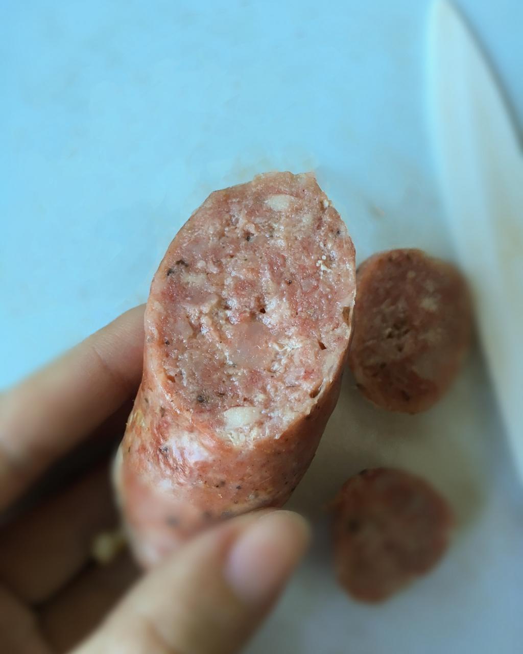 自制黑椒风味脆皮肠--多图详解手工灌肠