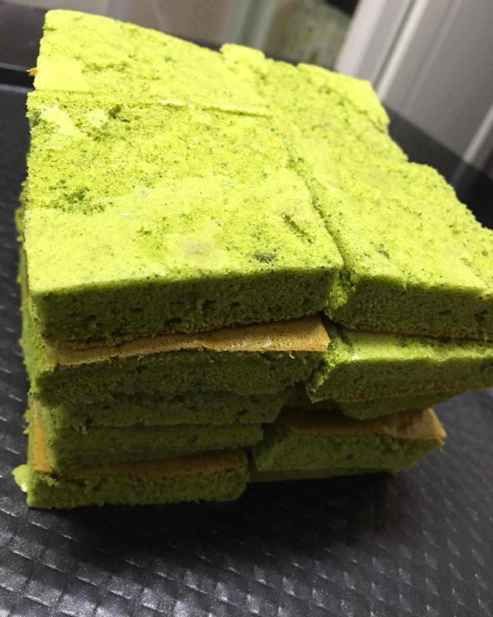 抹茶红豆蛋糕卷