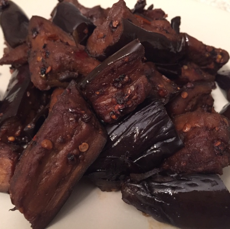 微波炉做出街头烧烤风的茄子