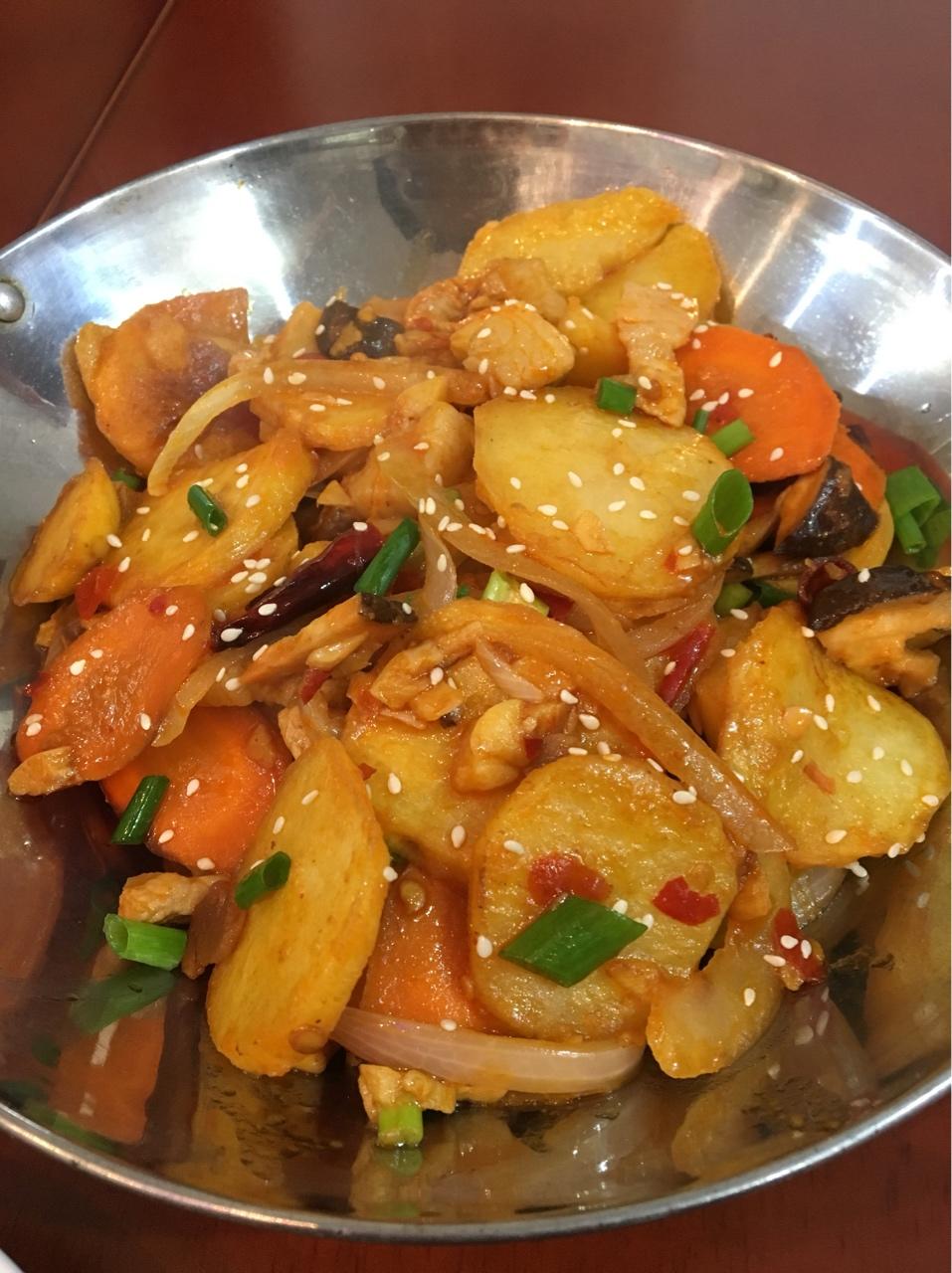 干锅土豆片