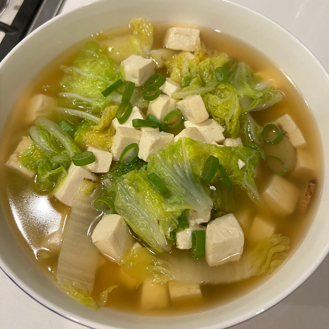 白菜豆腐这样做😋连汤汁都不剩🔅鲜美又美味