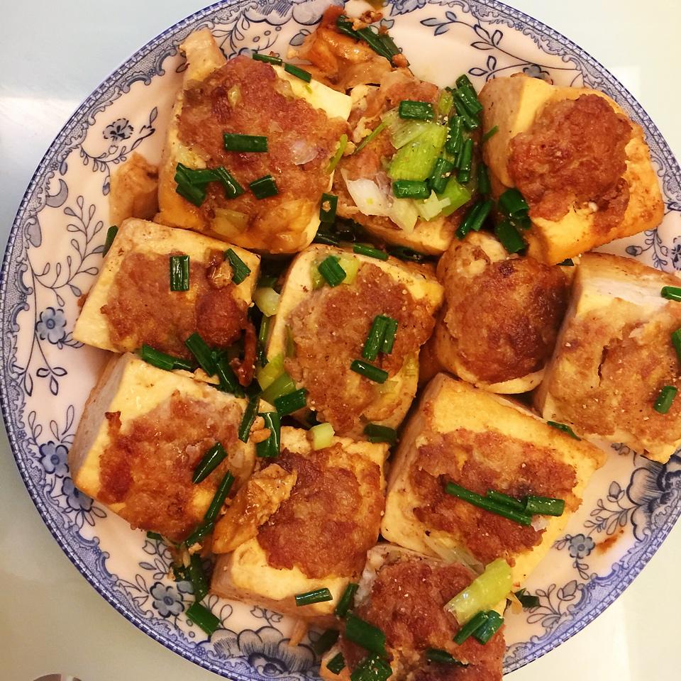 客家煎酿豆腐