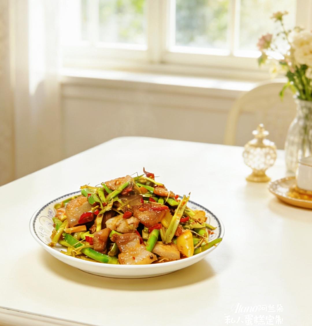 春日限定 湘味春笋炒黑土猪五花肉