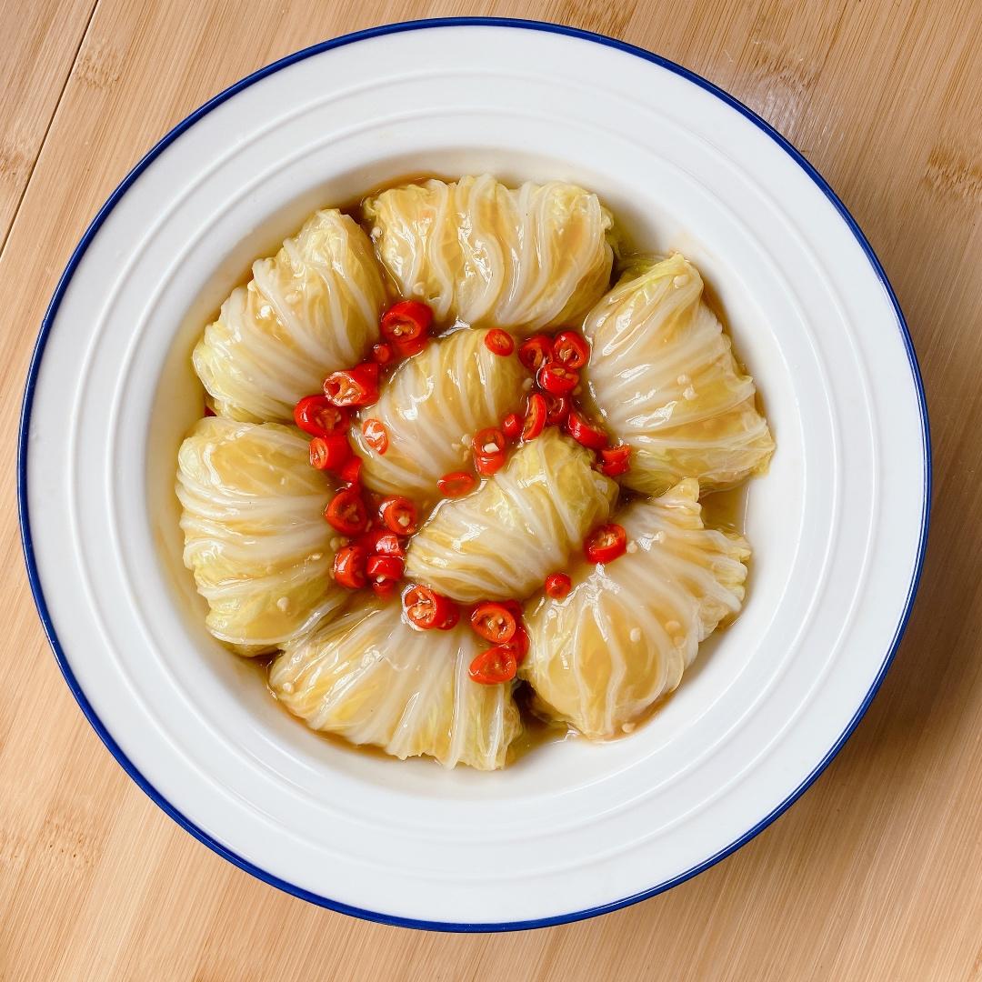 分你一粒鱼丸做的白菜时蔬卷