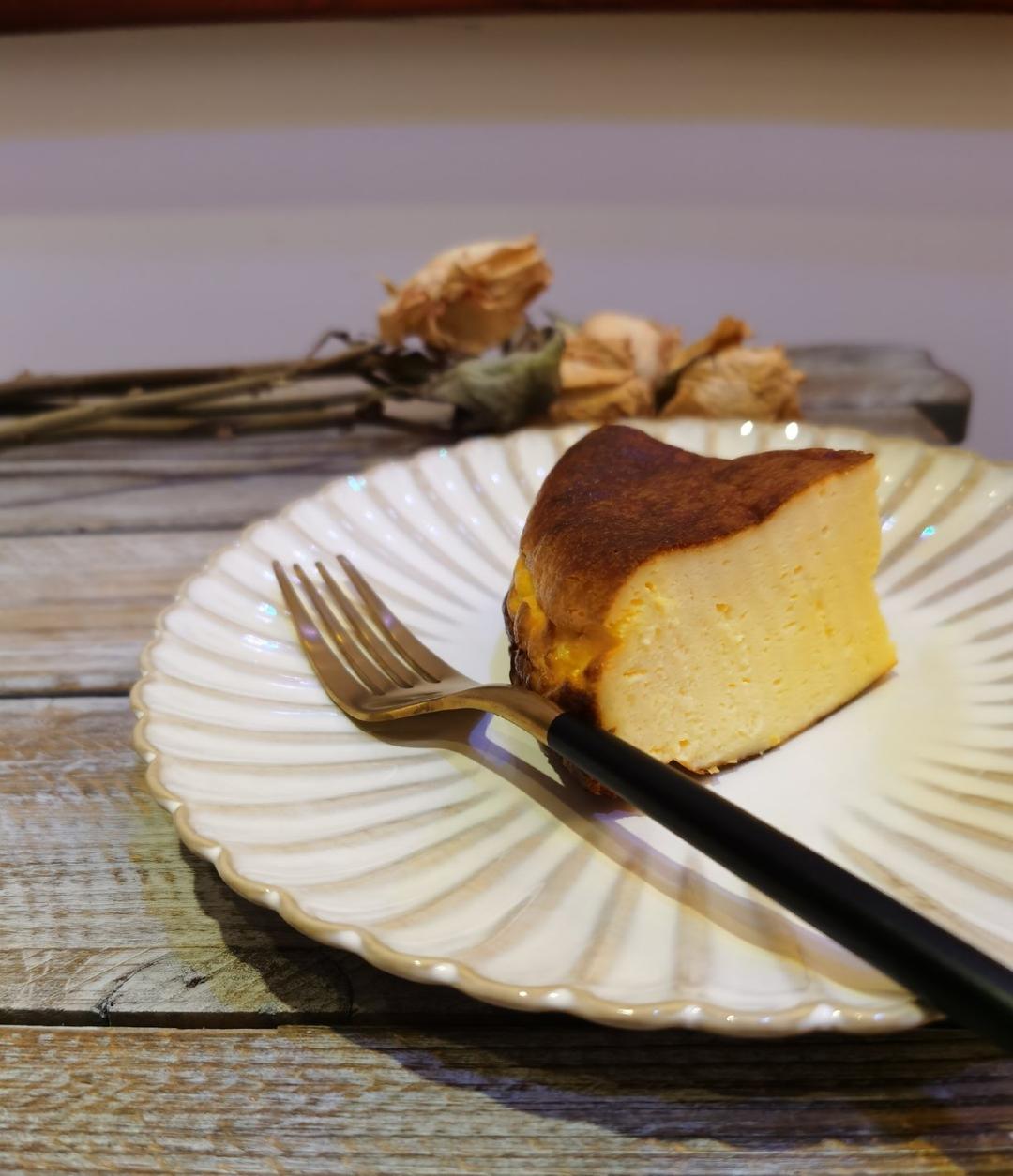 入口清爽更健康的【巴斯克芝士蛋糕】