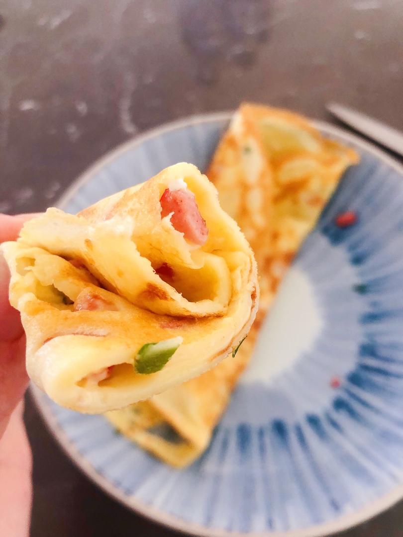 【牛奶鸡蛋早餐软饼】的做法
