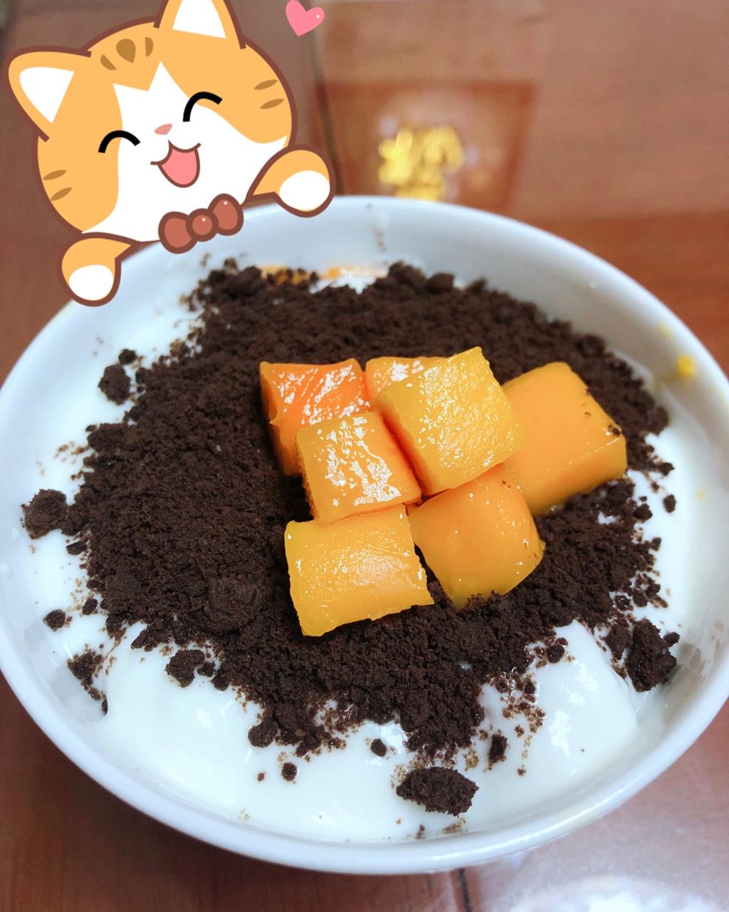 艾小饼2010做的芒果奥利奥千层