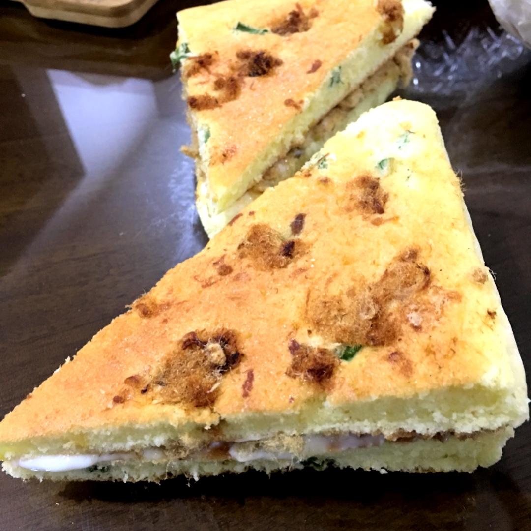 香葱肉松蛋糕卷