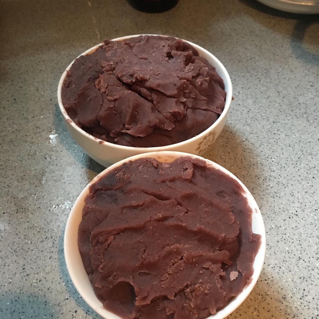 超细腻蛋黄酥豆沙馅