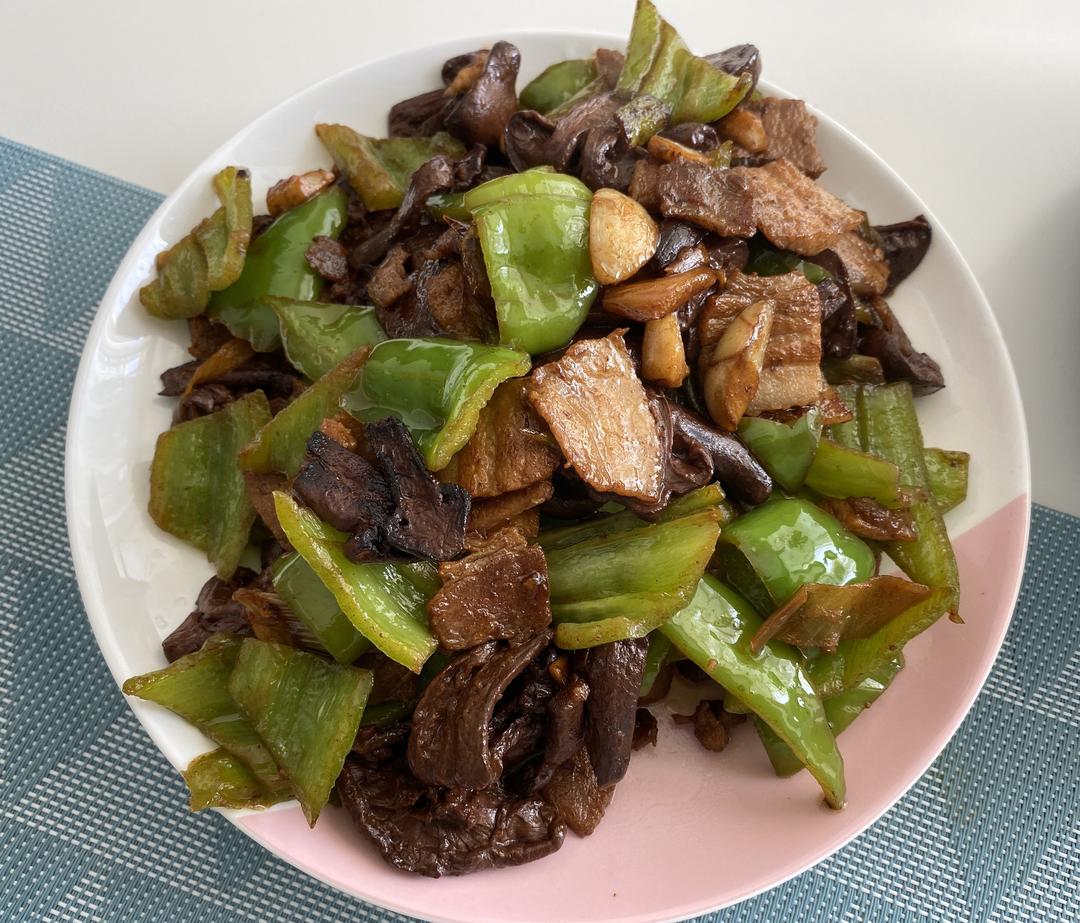 松蘑炒肉的做法