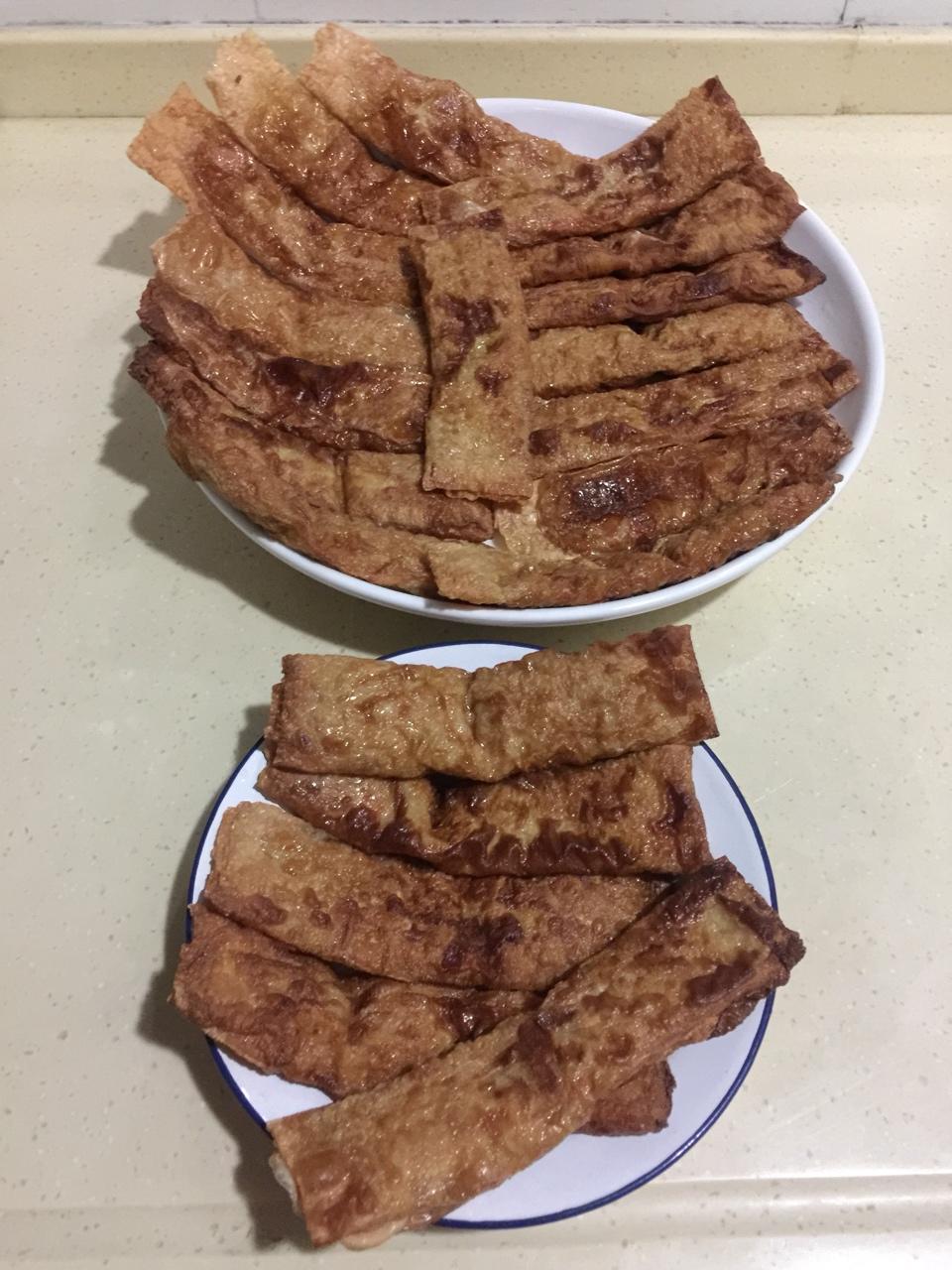 kl_lyf做的炸干豆腐卷