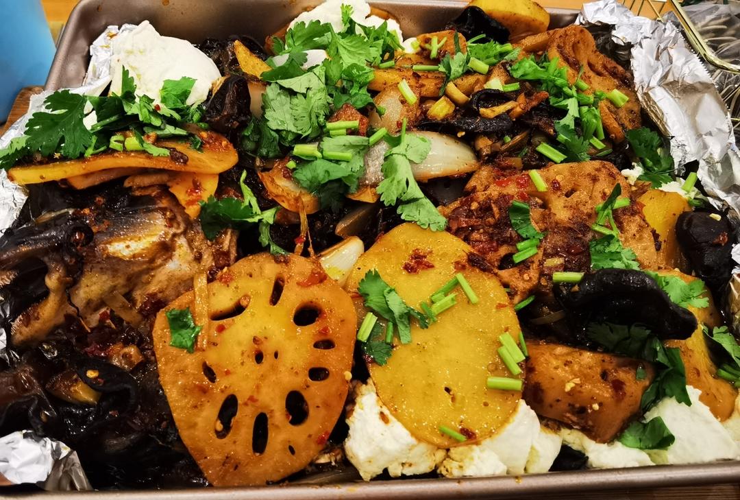 重庆烤鱼(烤箱版)爆好吃，爆简单