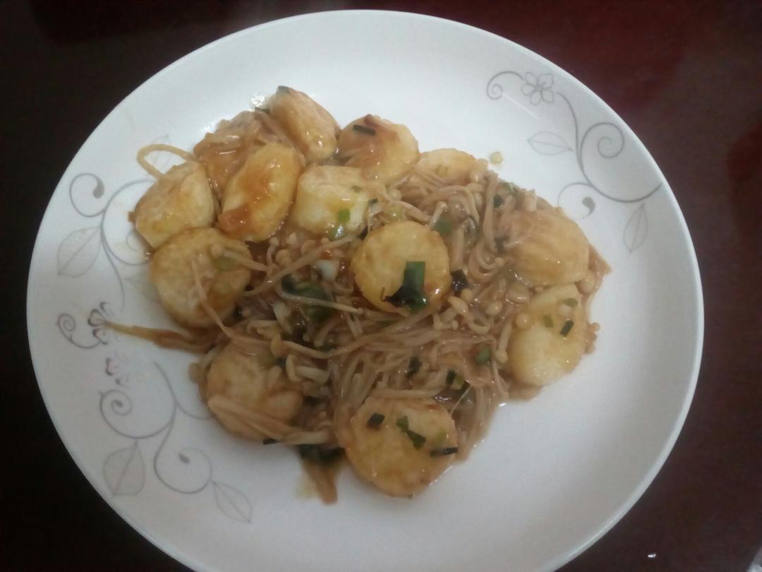 超级下饭菜--金针菇日本豆腐