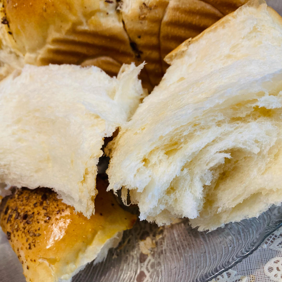 纯奶手撕吐司的做法 步骤1