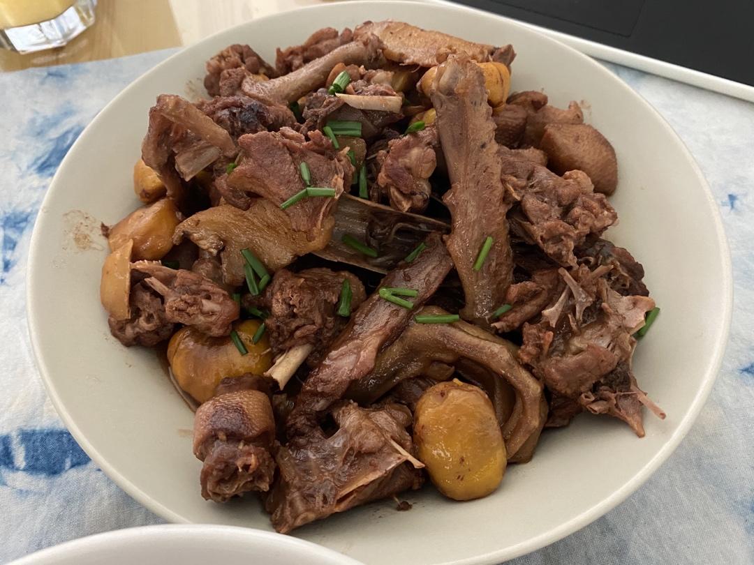 红腐乳焖鸭肉