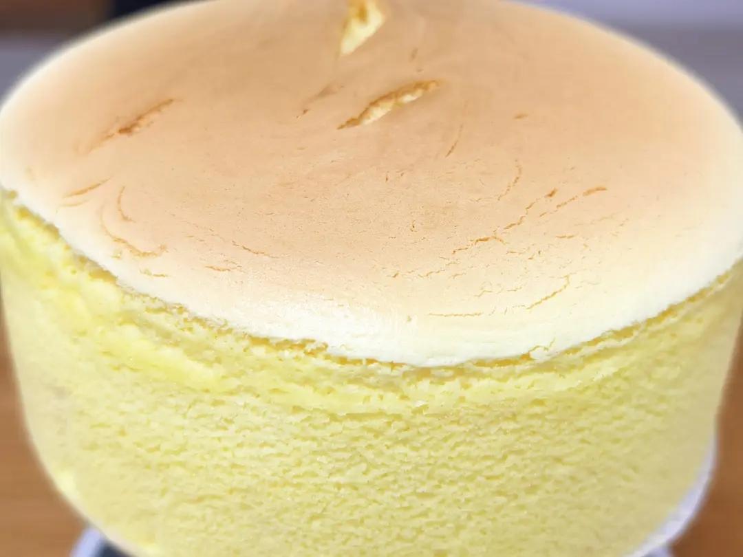 8寸轻乳酪蛋糕不开裂不缩腰
