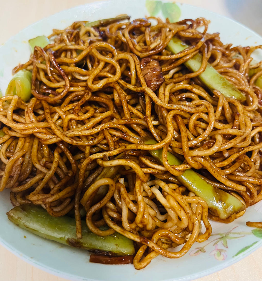 地道老北京扁豆焖面 豆角焖面 太好吃小心吃撑哦