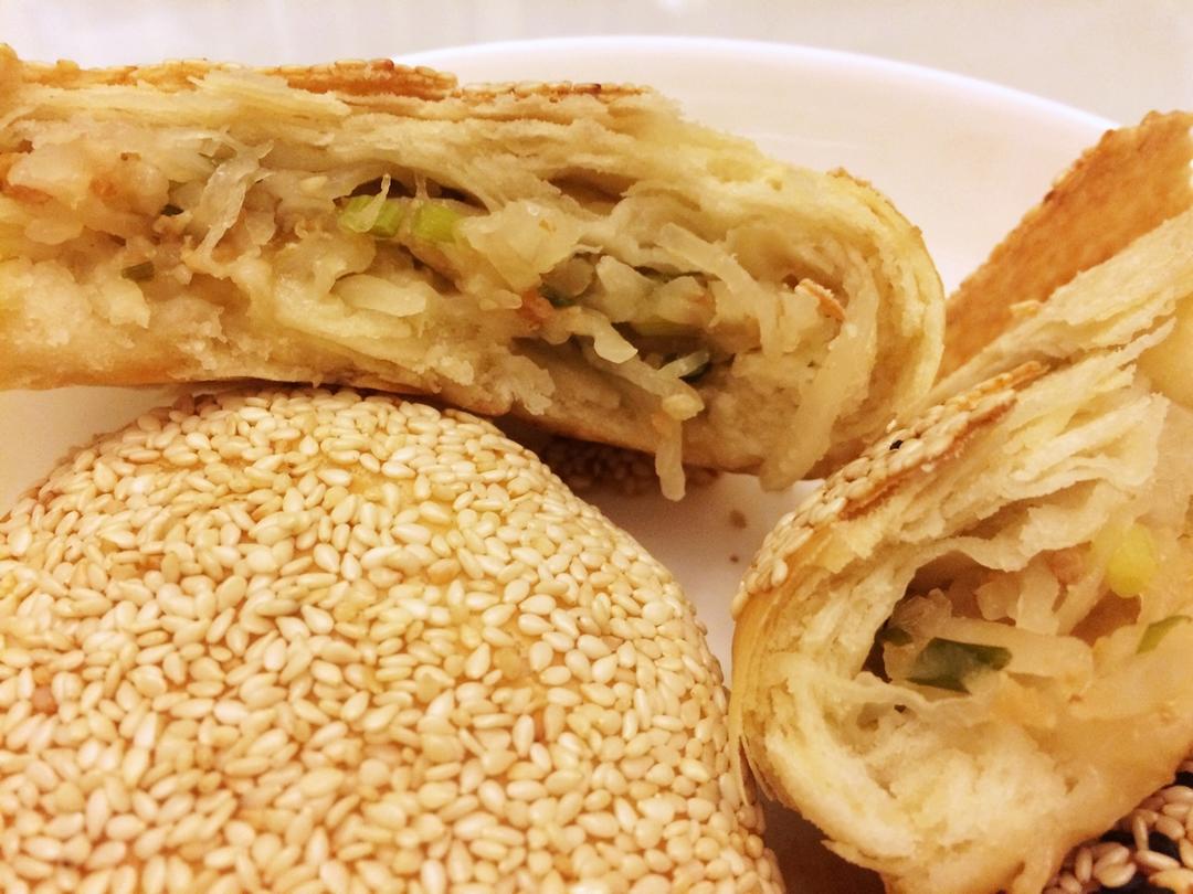 呆呆de梅梅做的萝卜丝油渣香酥烧饼
