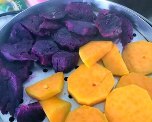 🍠紫薯煎饼的做法 步骤3