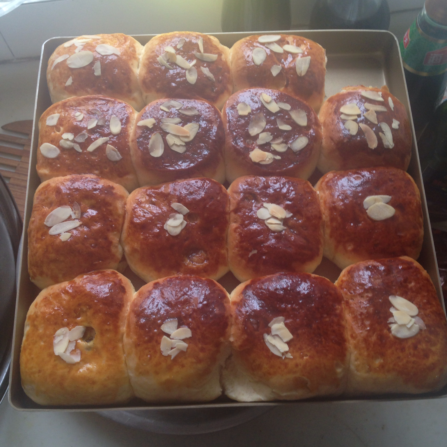 鲜奶油小餐包（一次发酵）