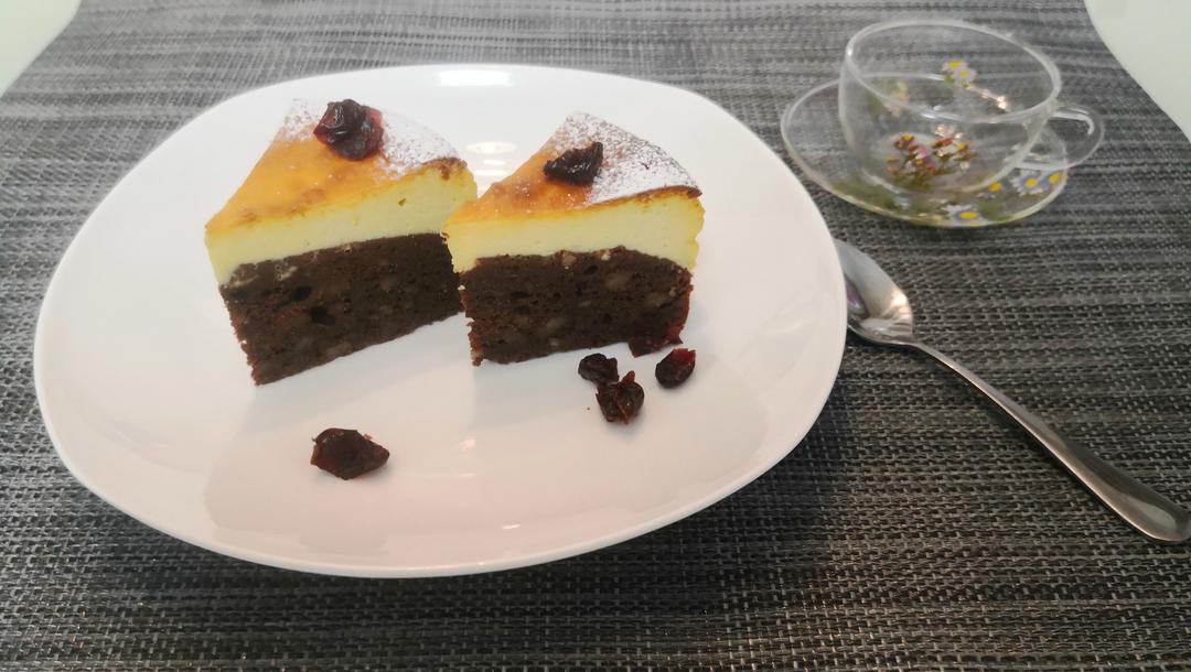 布朗尼芝士蛋糕