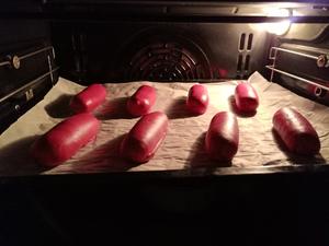 火龙果巧克力流心软欧#东菱料理机DL-1009#食谱的做法 步骤16