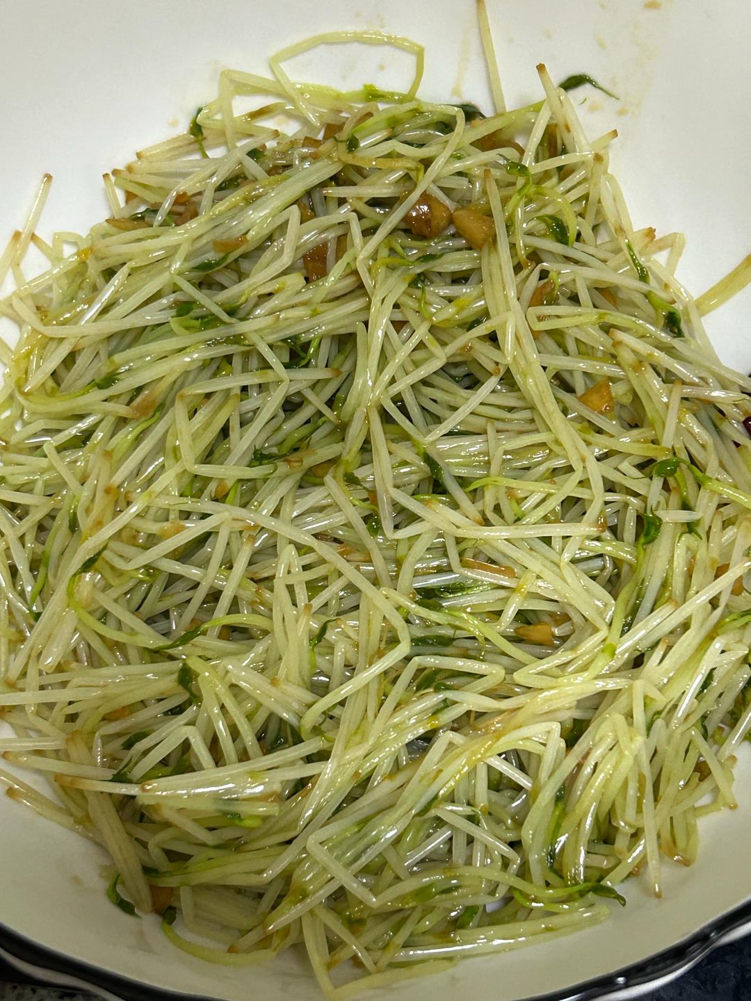 清新豌豆苗